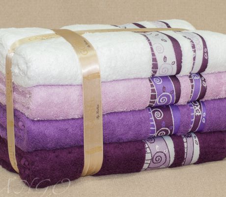 Полотенца | Бамбуковые полотенца  | Наборы бамбуковых полотенец 4 в 1 Набор полотенец Gobel в подарочной упаковке, plt040-1 TANGO (Танго)