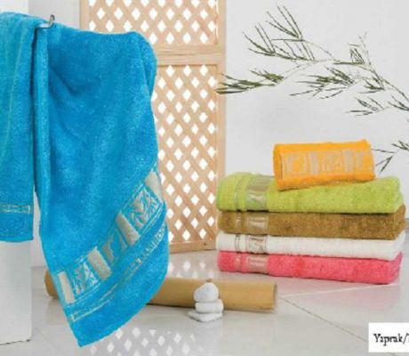 Полотенца | Бамбуковые полотенца  | Бамбуковые полотенца "Cestepe" Бамбуковое полотенце Листики  CESTEPE (Честепе)