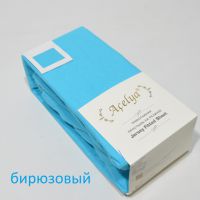 Простынь трикотажная "ACELYA" на резинке 2 сп. , Бирюзовый