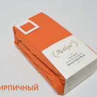 Простынь трикотажная "ACELYA" на резинке 2 сп. , Кирпичный